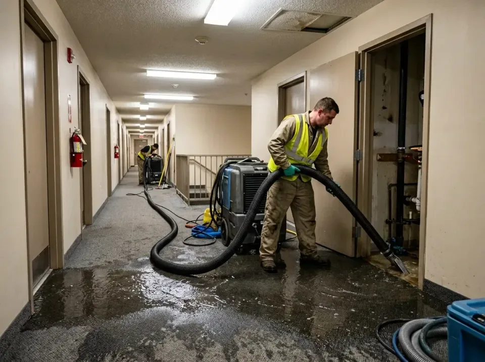 multi-unit-apartment-hallway-f-005 — frequently asked questions, Emergency Burst Pipe Water Extraction & Removal in Dillonva…
